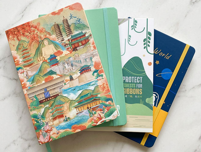 Hardcover notebook