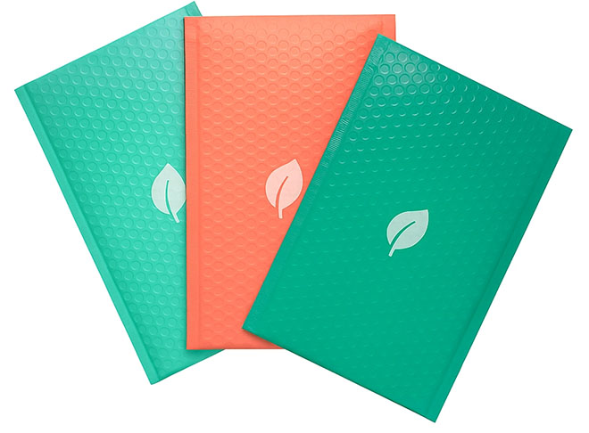 Branded bubble mailers