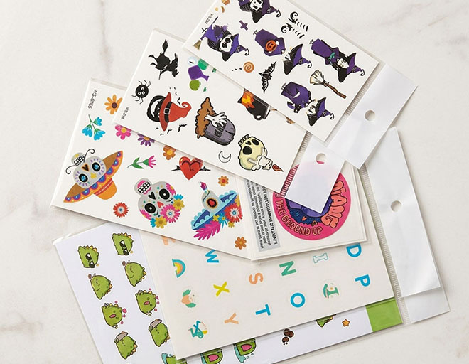 Die-cut stickers