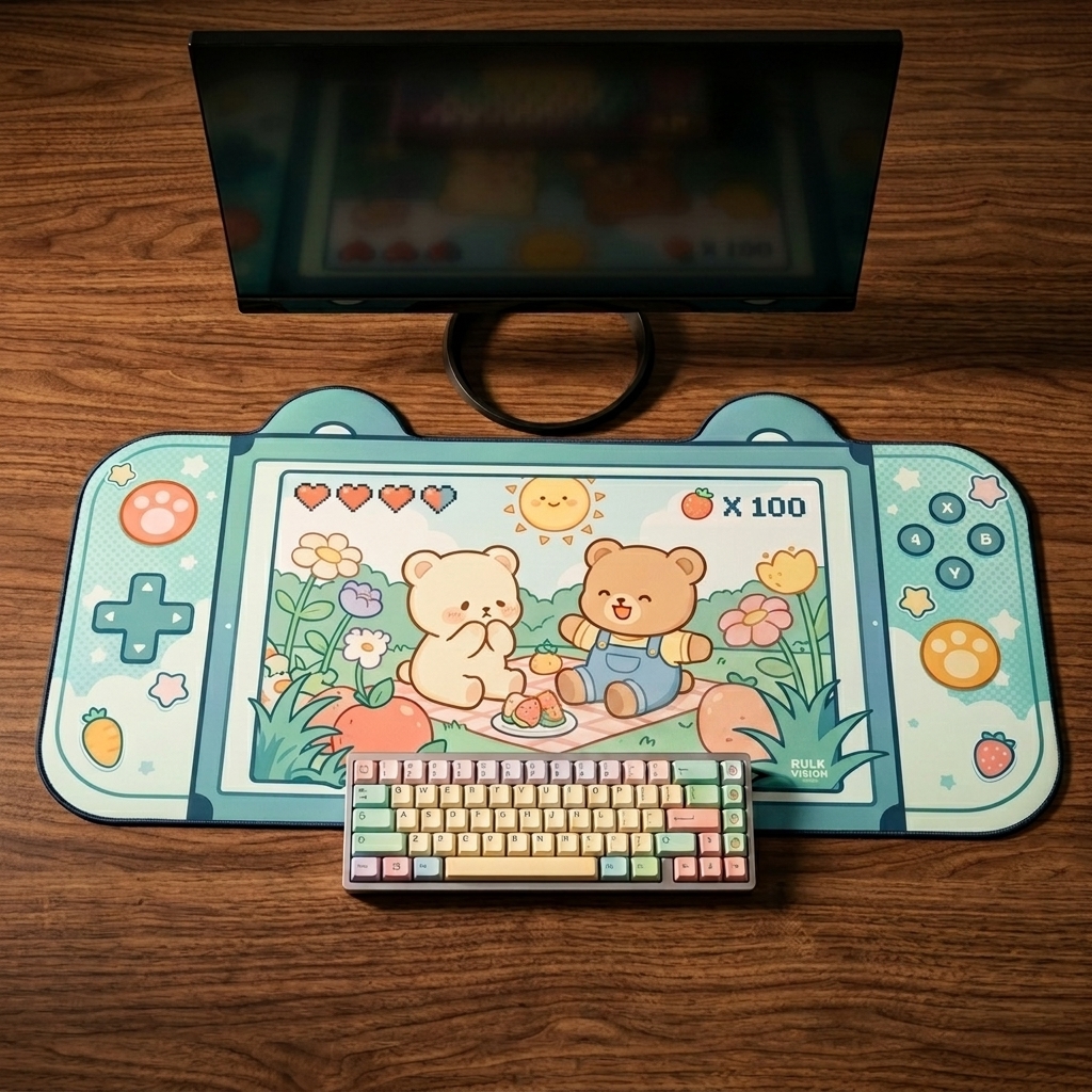 Printed desk mat