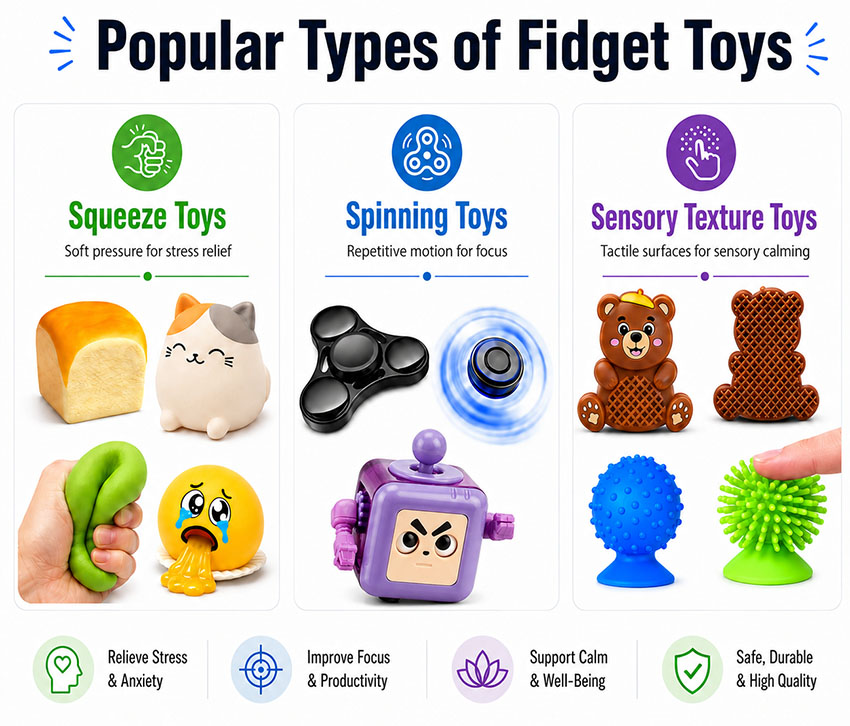 Popular Types of Fidget Toys Guide