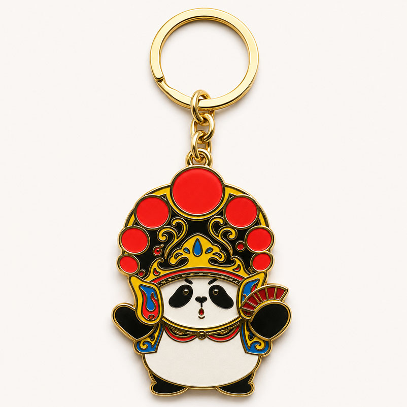 Multi-Layer Metal Keychain