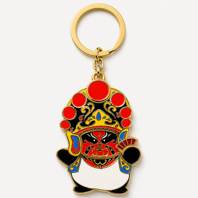 Multi-Layer Metal Keychain