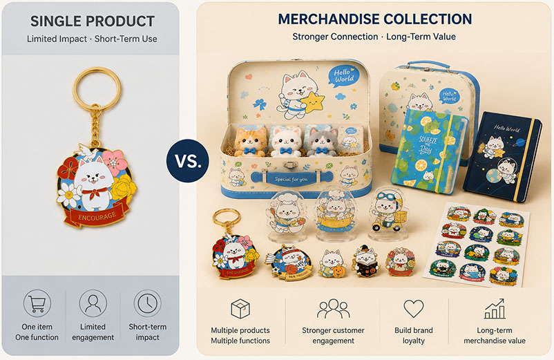 Single Product vs Merchandise Collection