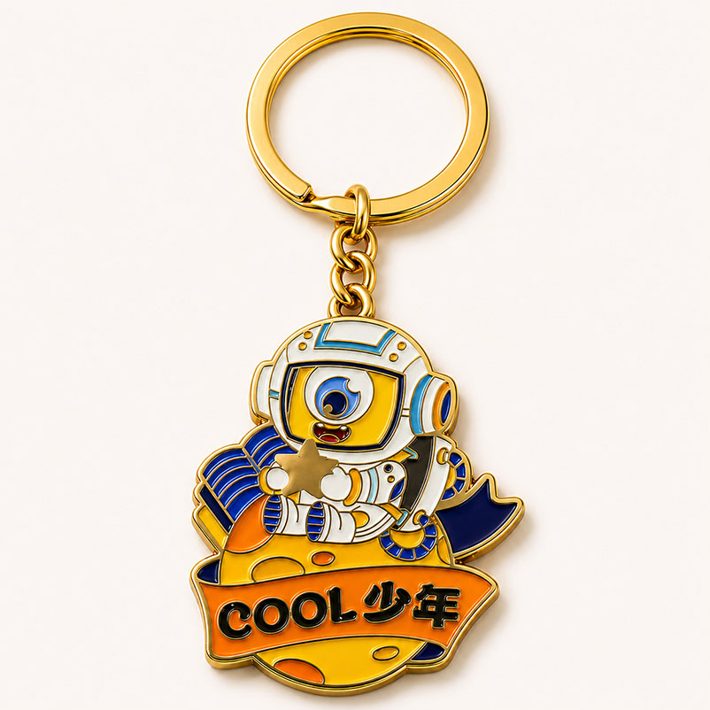 soft enamel keychain
