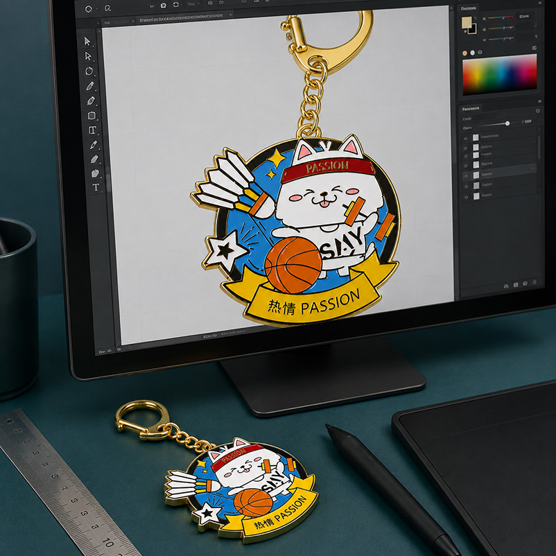 custom metal keychains